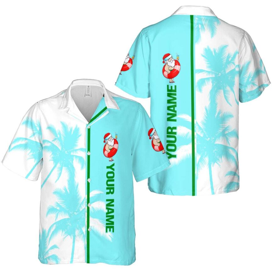 Custom Santa Beach Vibes Hawaiian Shirt Latest Model