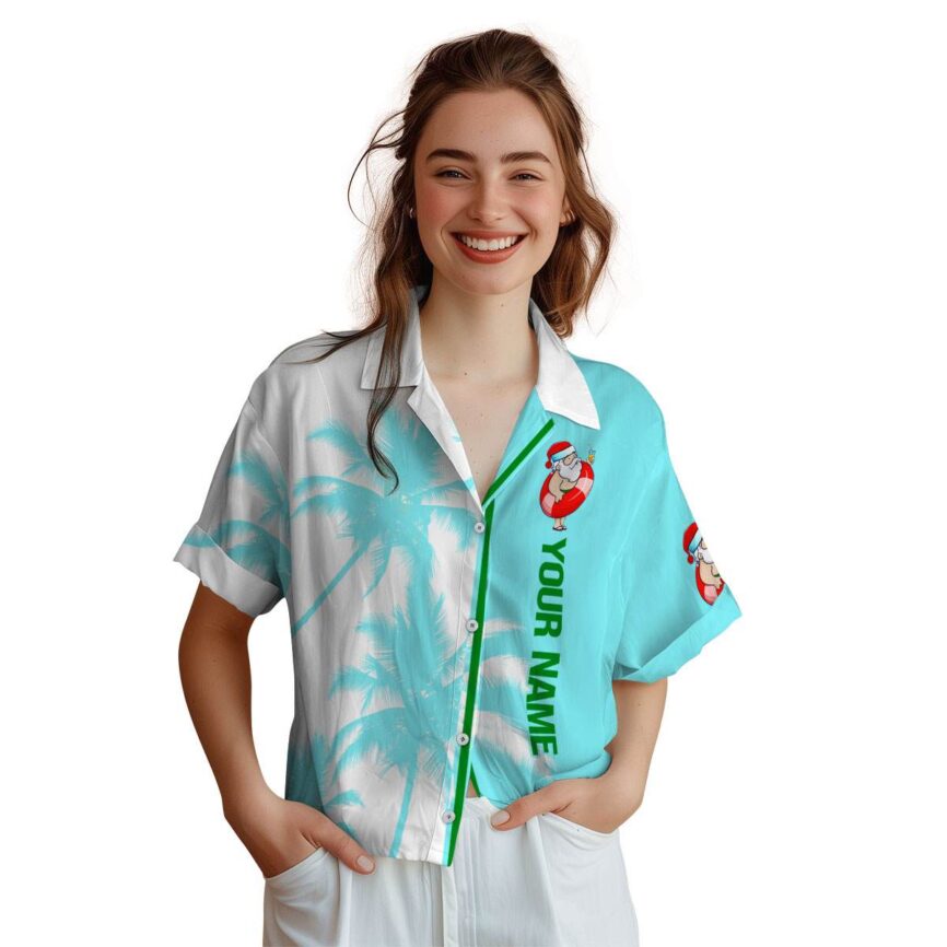 Custom Santa Beach Vibes Hawaiian Shirt Trendy