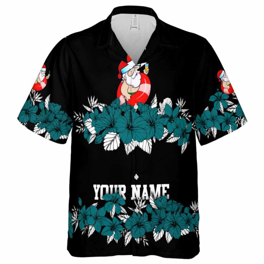 Custom Santa Hibiscus Band Hawaiian Shirt Fashion forward