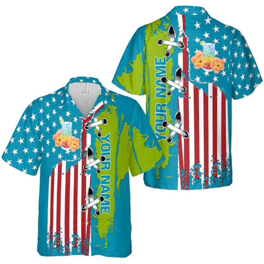 Custom Scotch And Soda Flag Stitches Hawaiian Shirt Premium grade