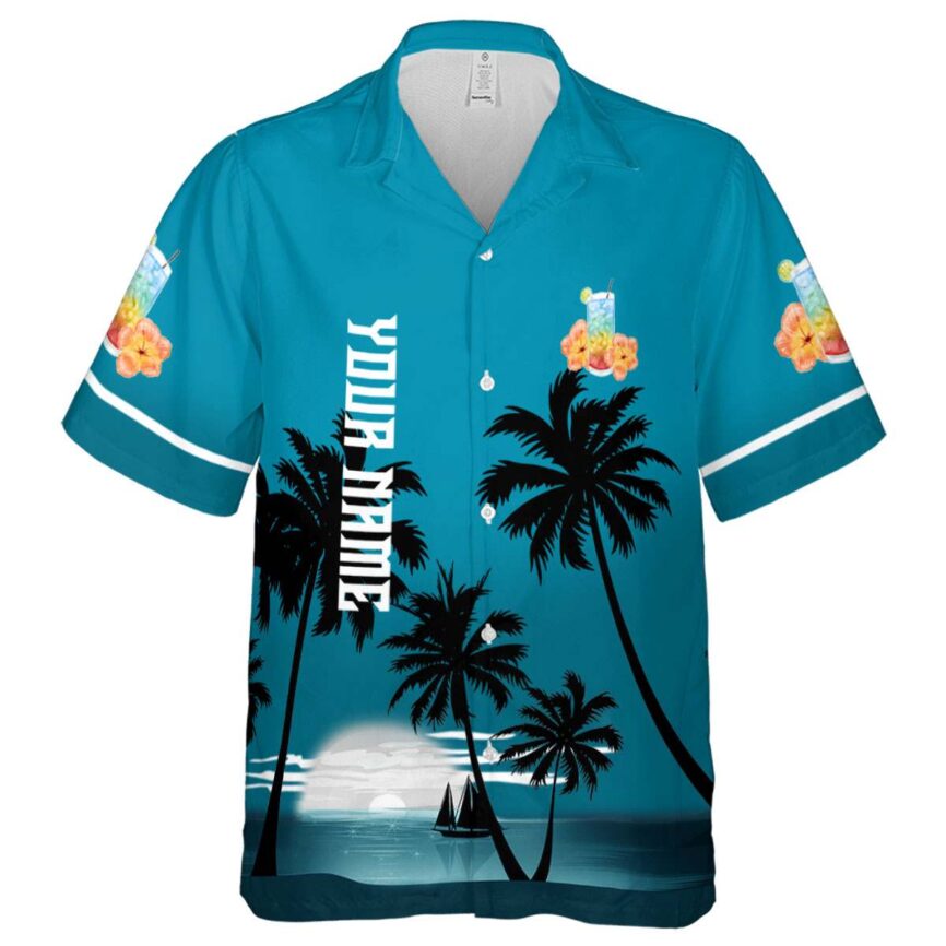 Custom Scotch And Soda Ocean Sunset Hawaiian Shirt Fashion forward