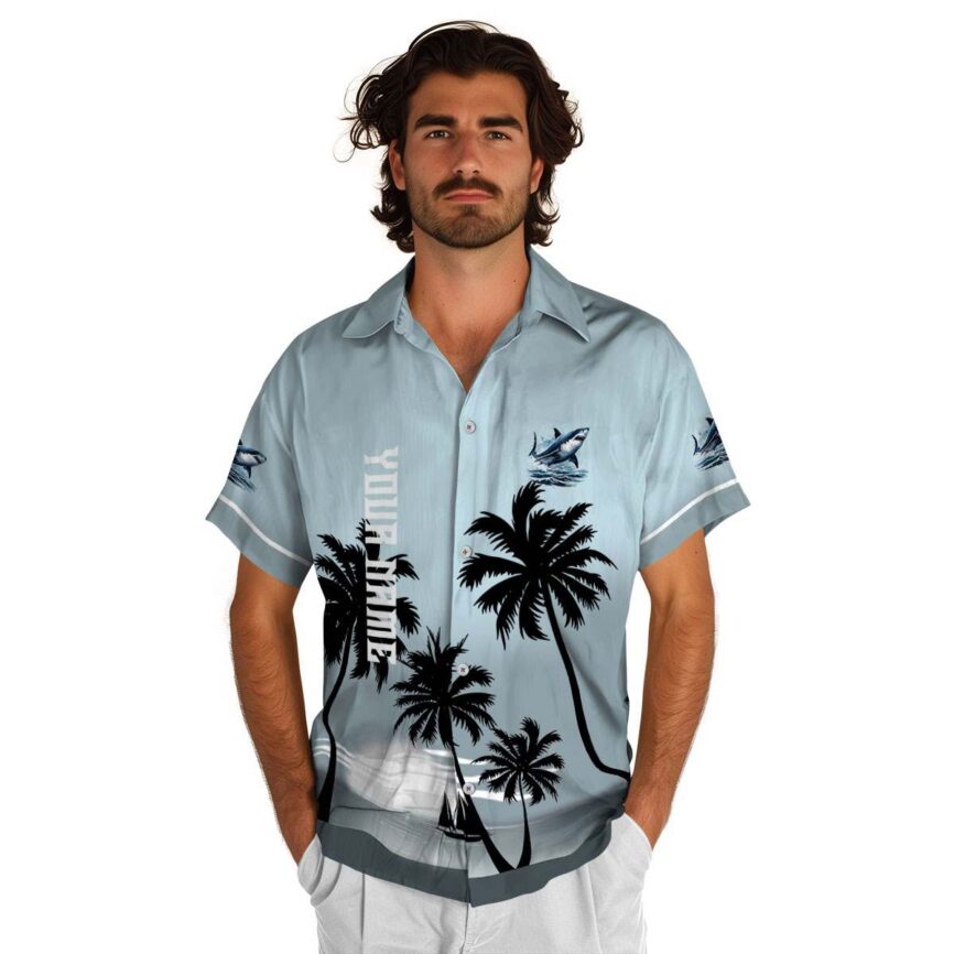 Custom Shark Ocean Sunset Hawaiian Shirt New Arrival