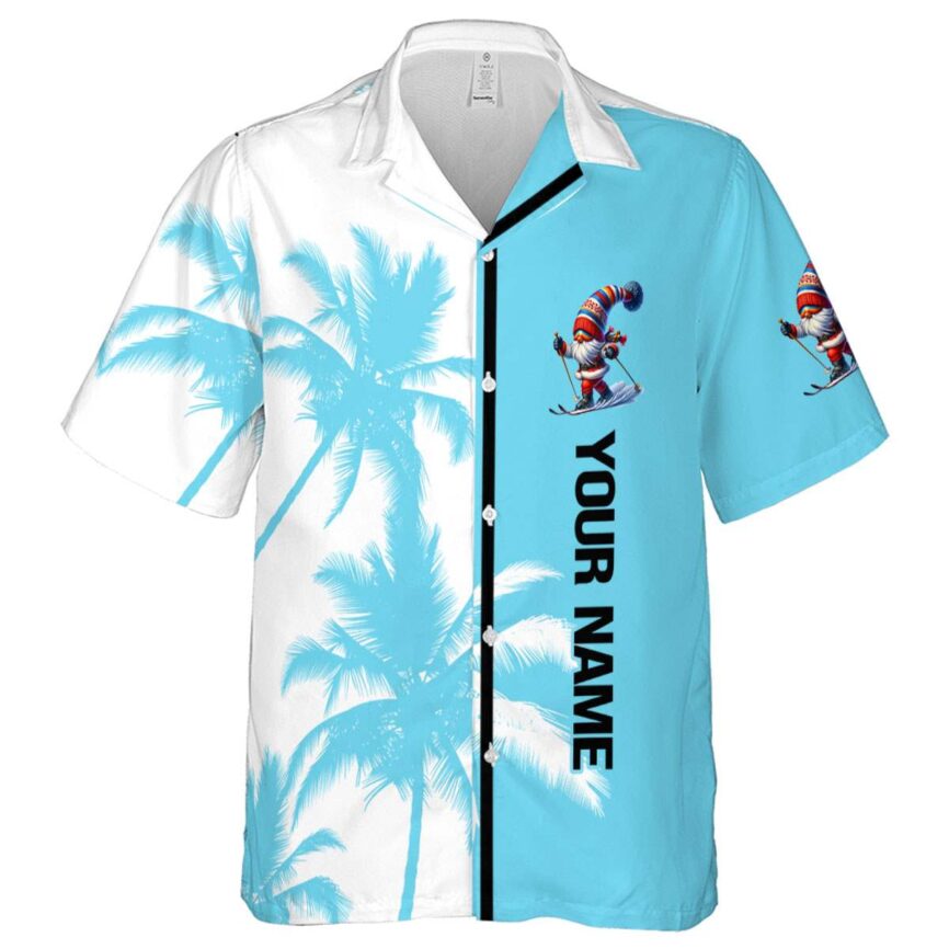 Custom Skiing Beach Vibes Hawaiian Shirt Best selling