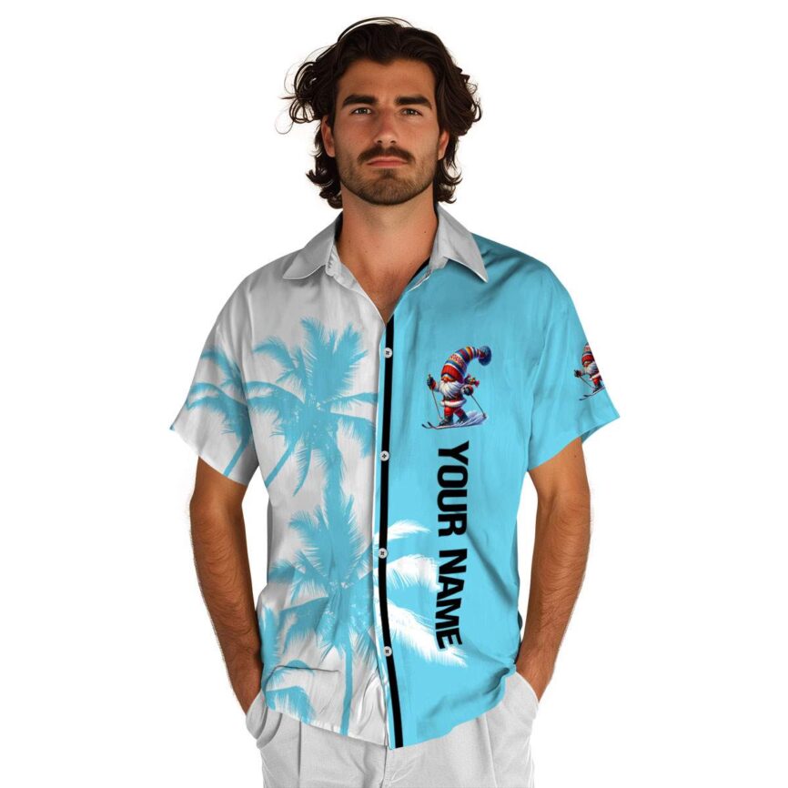 Custom Skiing Beach Vibes Hawaiian Shirt High quality