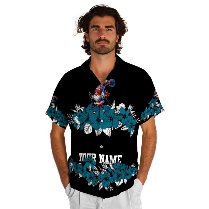 Custom Skiing Hibiscus Band Hawaiian Shirt New Arrival