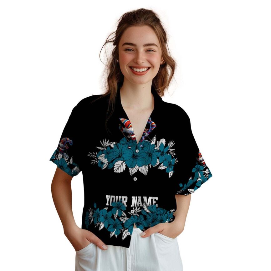 Custom Skiing Hibiscus Band Hawaiian Shirt Top rated