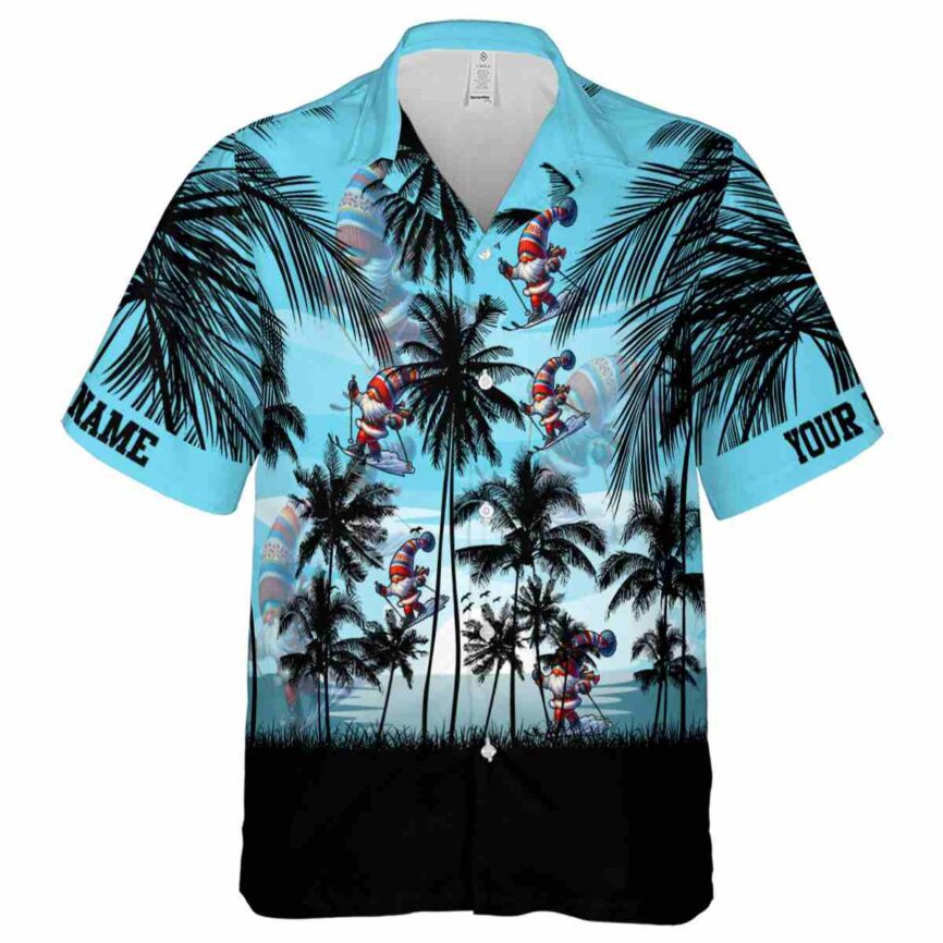 Custom Skiing Island Scenery Hawaiian Shirt Fashion forward