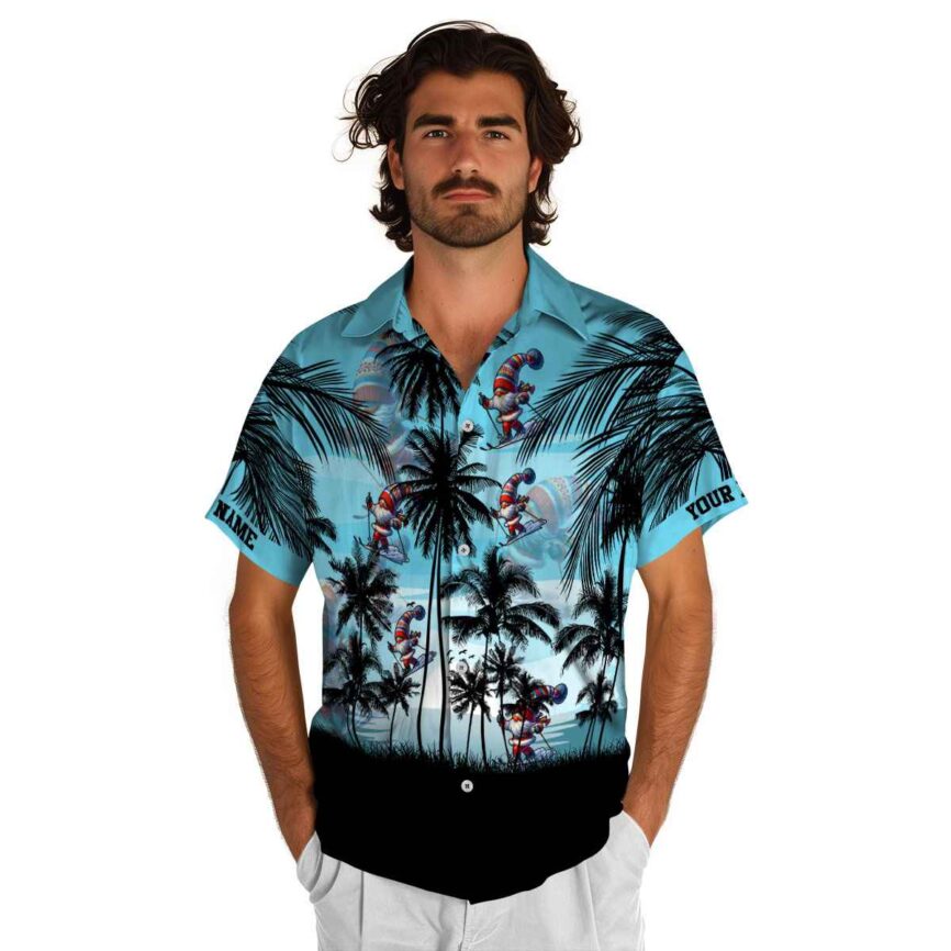 Custom Skiing Island Scenery Hawaiian Shirt New Arrival