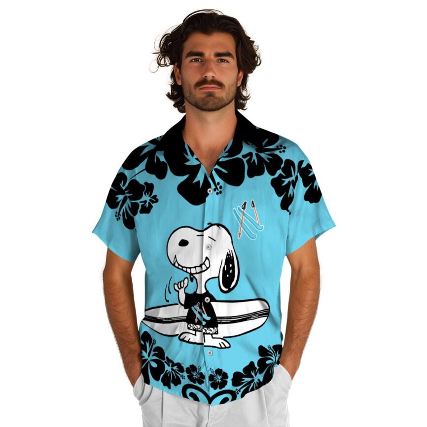 Custom Skiing Surfing Snoopy Hawaiian Shirt New Arrival