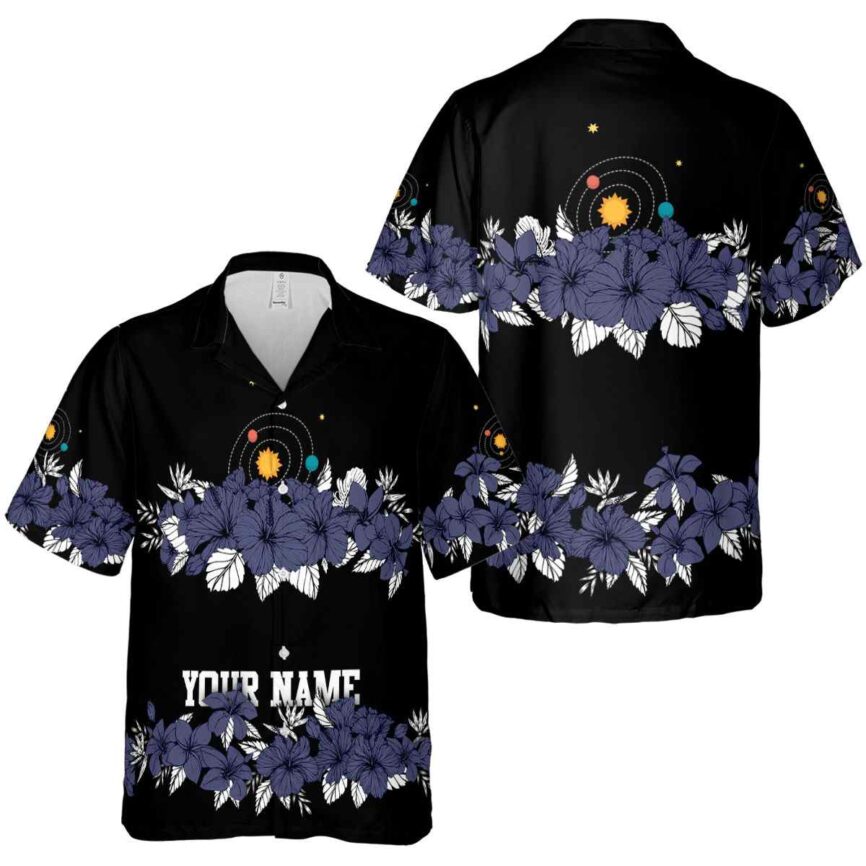 Custom Space Hibiscus Band Hawaiian Shirt Premium grade