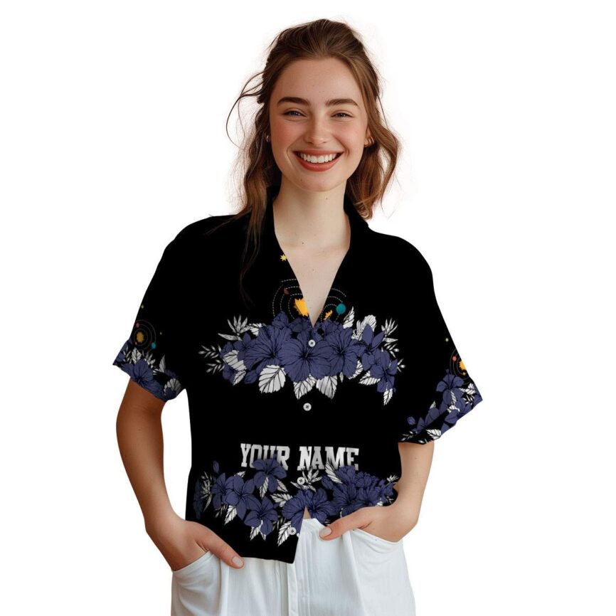 Custom Space Hibiscus Band Hawaiian Shirt Top rated