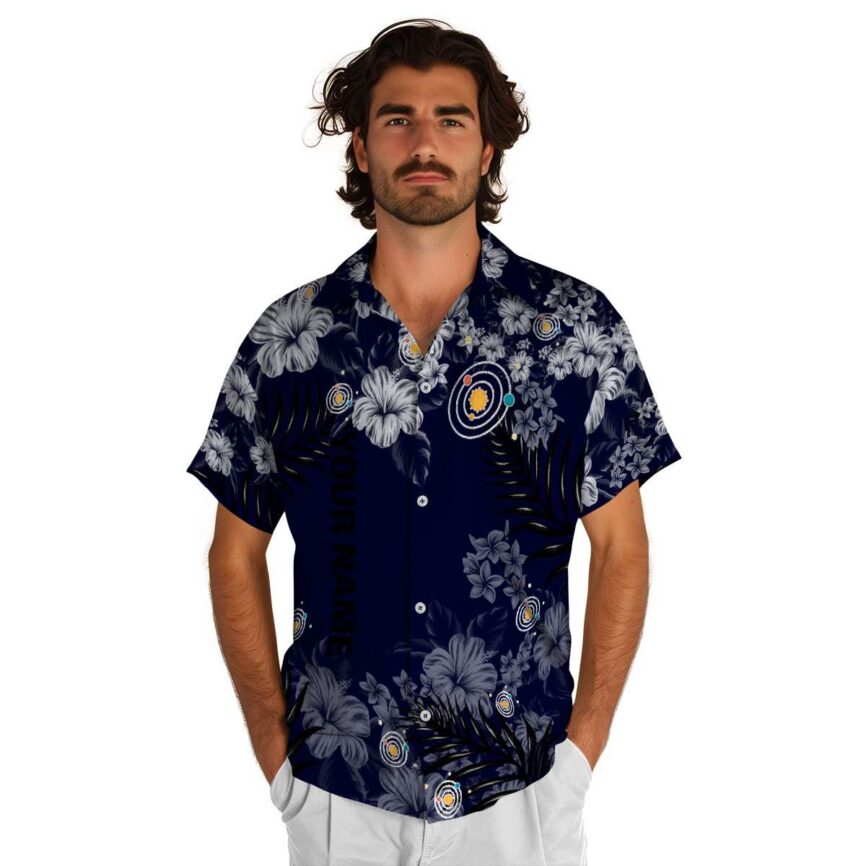 Custom Space Hibiscus Pattern Hawaiian Shirt New Arrival