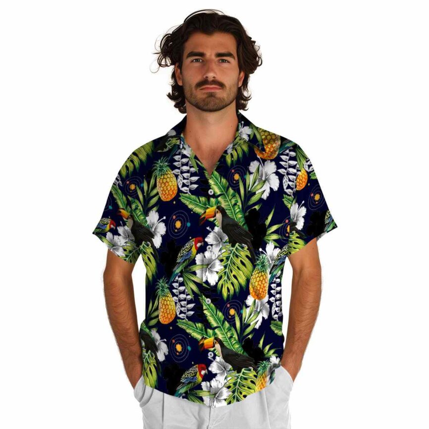 Custom Space Toucan Bird Hawaiian Shirt New Arrival