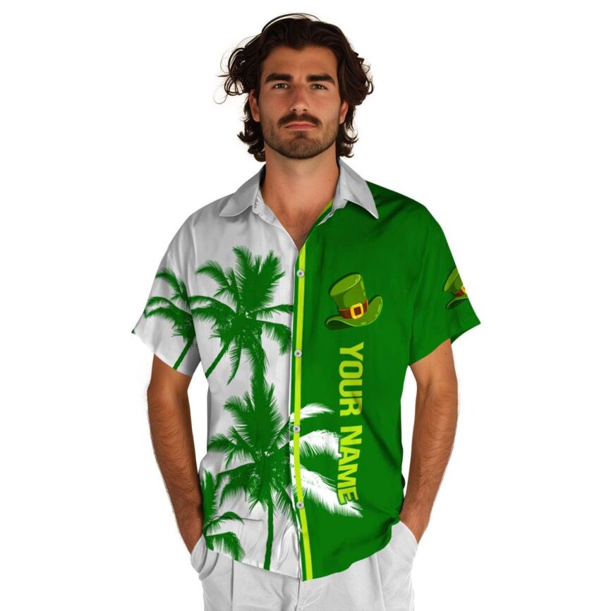 Custom St Patricks Day Beach Vibes Hawaiian Shirt High quality