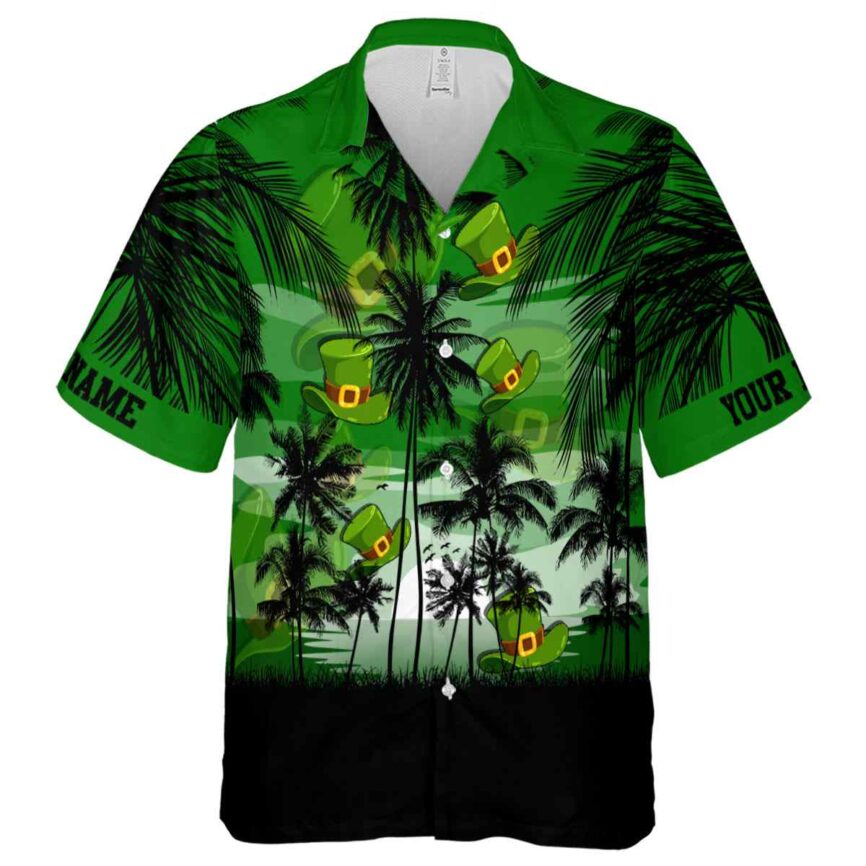 Custom St Patricks Day Island Scenery Hawaiian Shirt Fashion forward