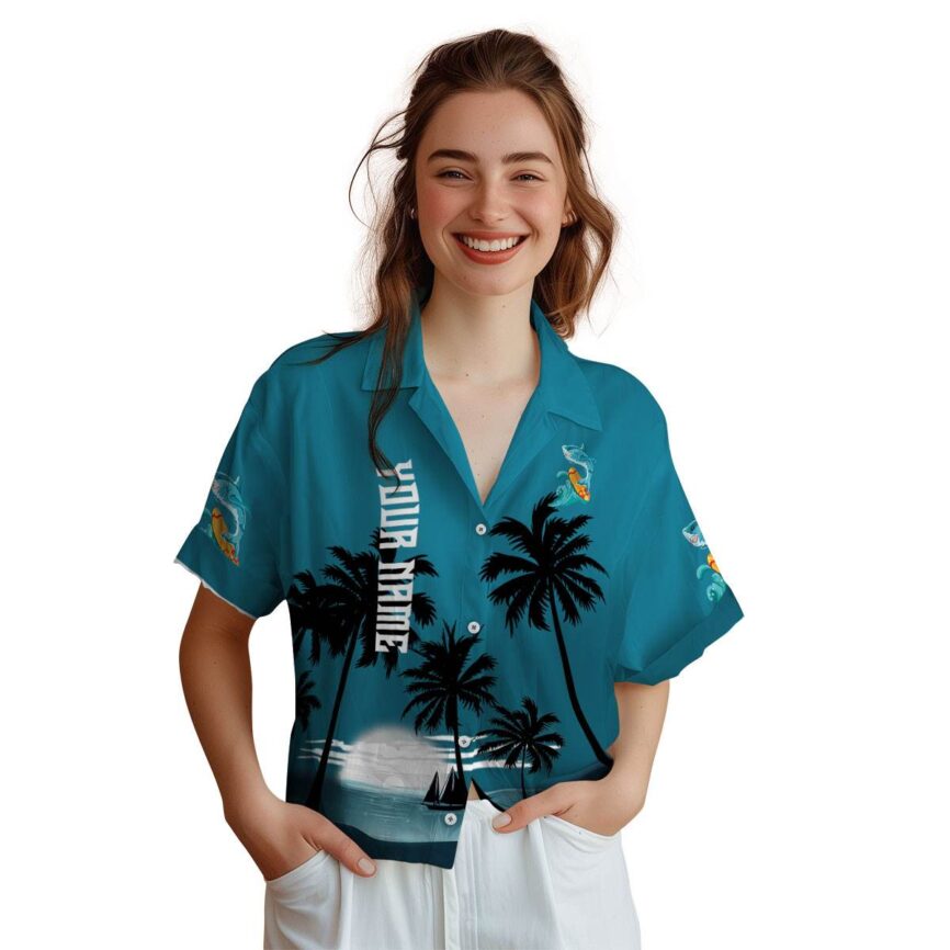 Custom Summer Ocean Sunset Hawaiian Shirt Top rated