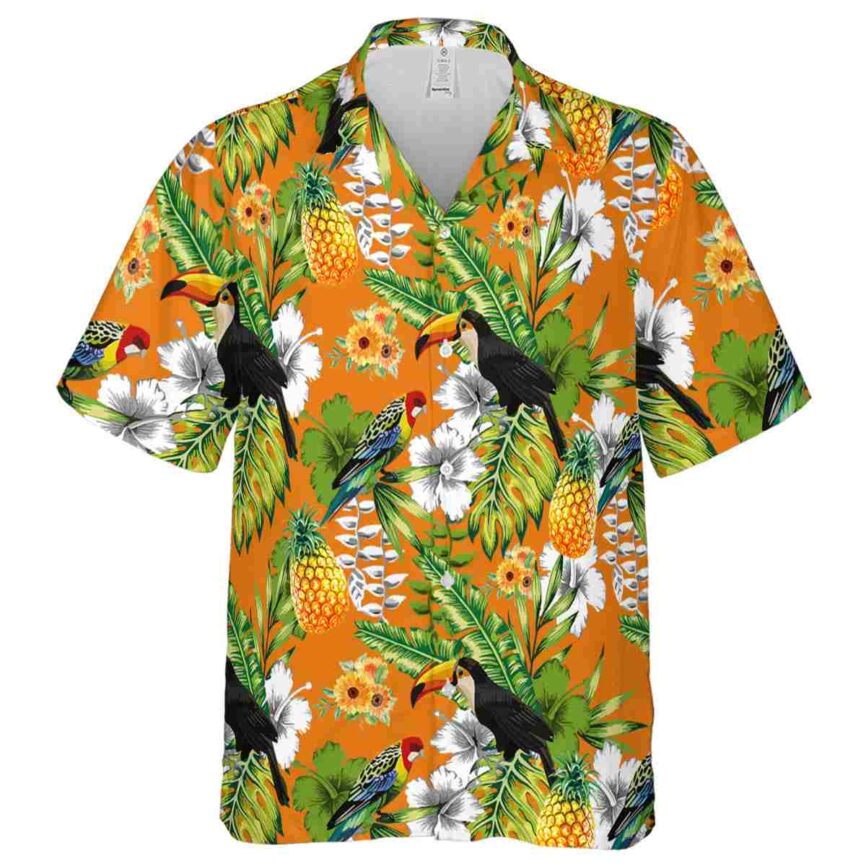 Custom Sunflower Toucan Bird Hawaiian Shirt Fashion forward