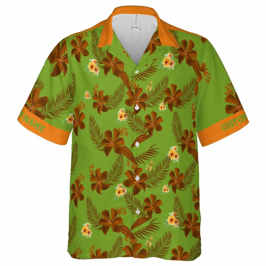 Custom Sunflower Tropical Flower Hawaiian Shirt Fashion forward