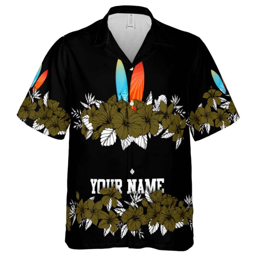 Custom Surf Hibiscus Band Hawaiian Shirt Fashion forward