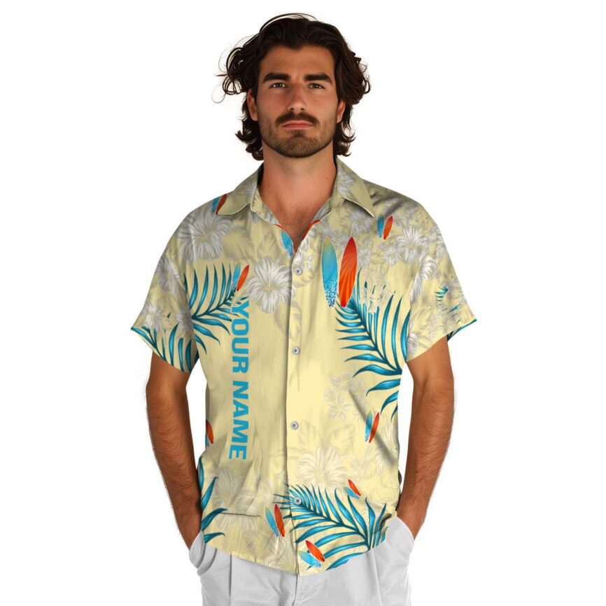 Custom Surf Hibiscus Pattern Hawaiian Shirt New Arrival