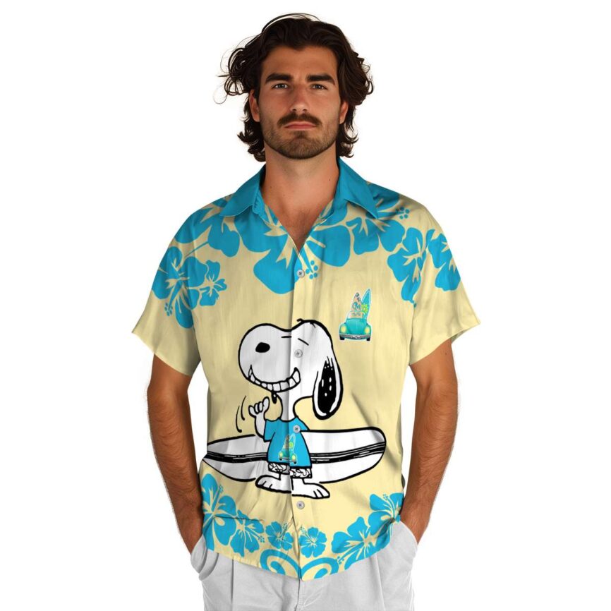 Custom Surf Surfing Snoopy Hawaiian Shirt New Arrival