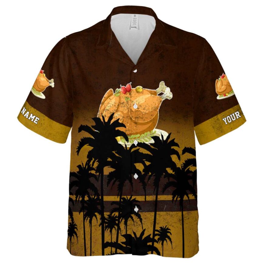 Custom Thanksgiving Sunset Gradient Hawaiian Shirt Fashion forward