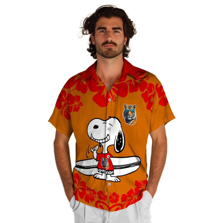 Custom Tiger Surfing Snoopy Hawaiian Shirt New Arrival