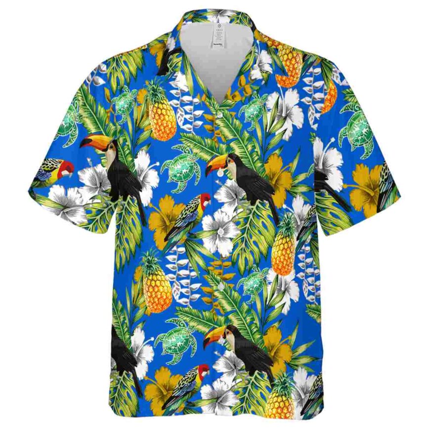 Custom Tribal Toucan Bird Hawaiian Shirt Fashion forward