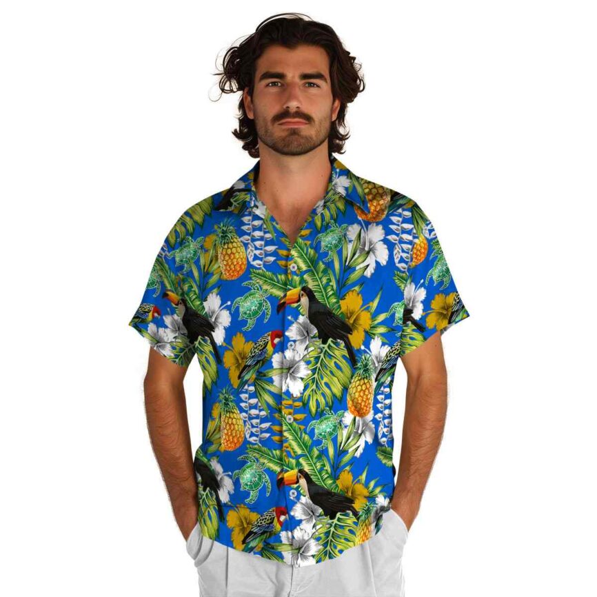 Custom Tribal Toucan Bird Hawaiian Shirt New Arrival