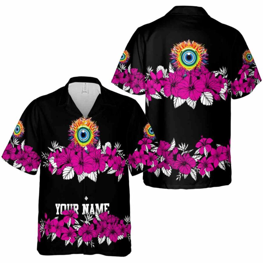 Custom Trippy Hibiscus Band Hawaiian Shirt Premium grade