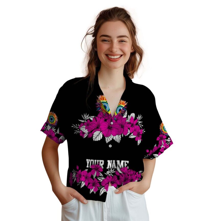 Custom Trippy Hibiscus Band Hawaiian Shirt Top rated