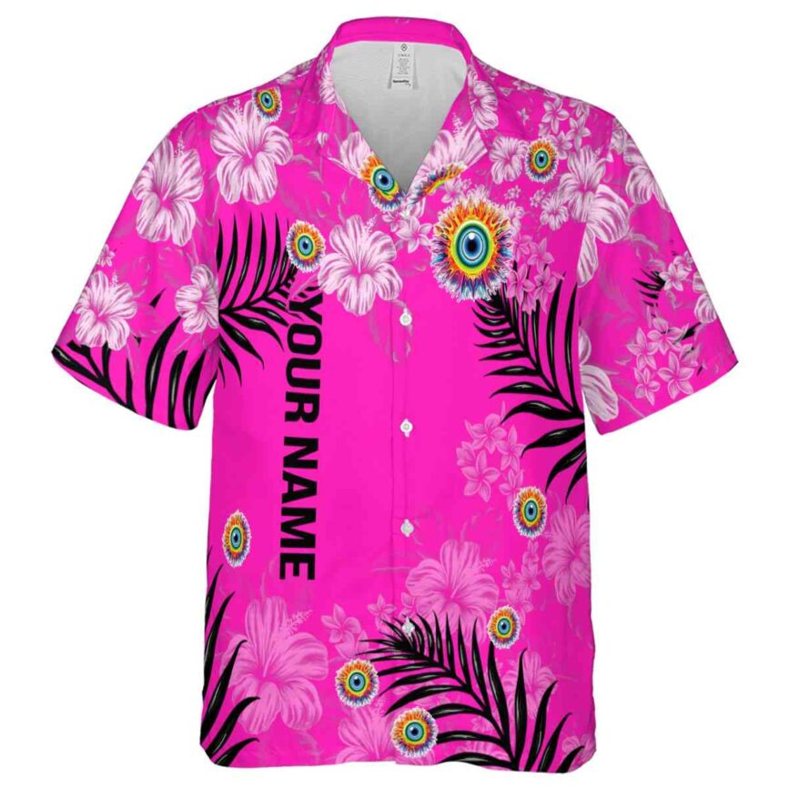 Custom Trippy Hibiscus Pattern Hawaiian Shirt Fashion forward