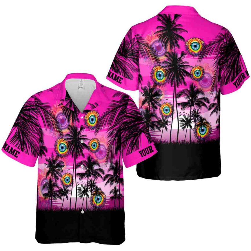 Custom Trippy Island Scenery Hawaiian Shirt Premium grade