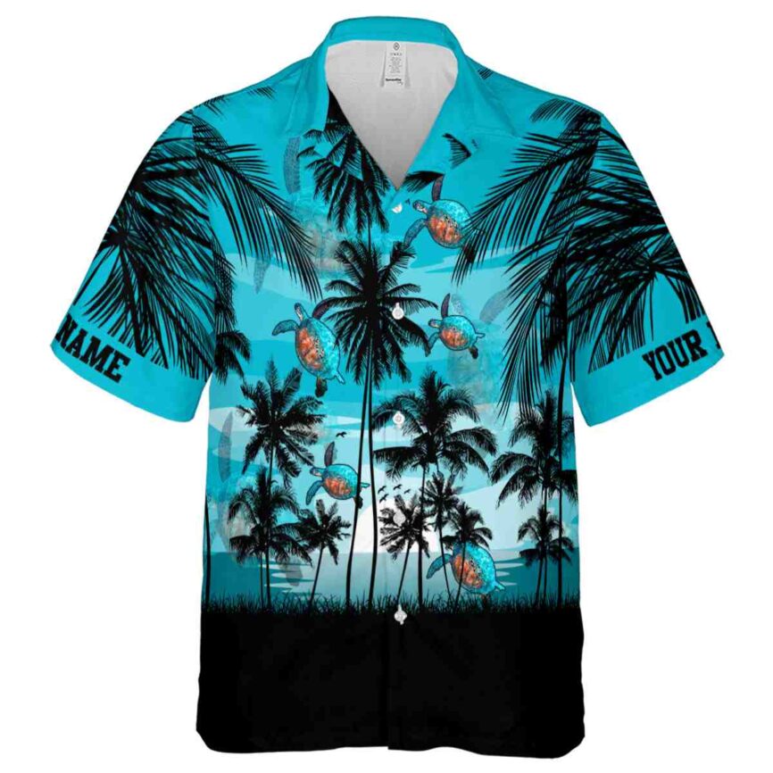 Custom Turtle Island Scenery Hawaiian Shirt Fashion forward