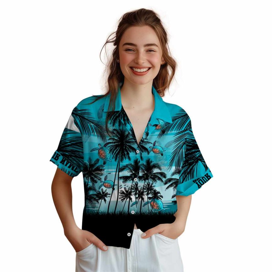 Custom Turtle Island Scenery Hawaiian Shirt Top rated