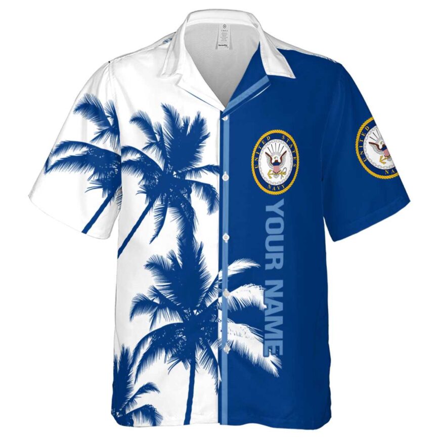 Custom US Navy Beach Vibes Hawaiian Shirt Best selling