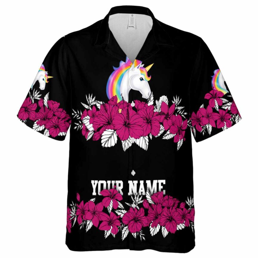 Custom Unicorn Hibiscus Band Hawaiian Shirt Fashion forward