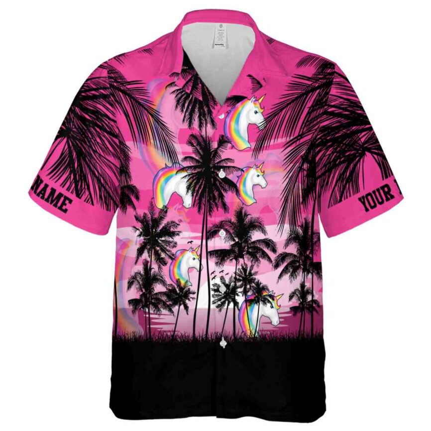 Custom Unicorn Island Scenery Hawaiian Shirt Fashion forward