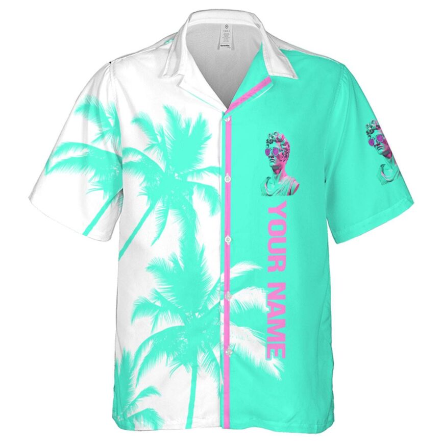 Custom Vaporwave Beach Vibes Hawaiian Shirt Best selling