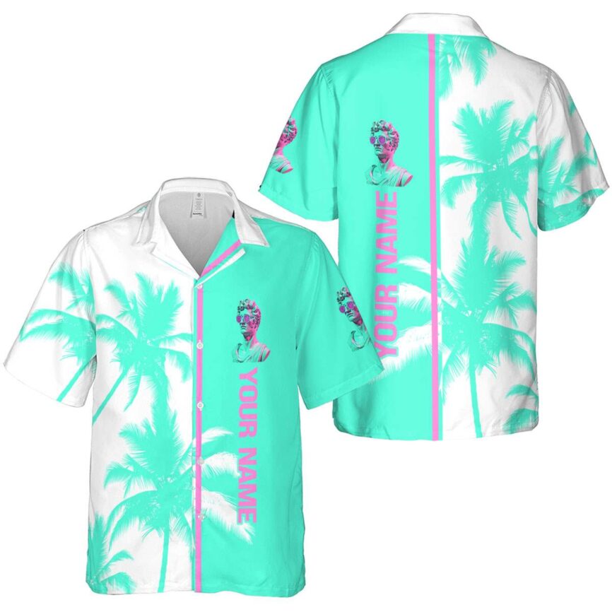 Custom Vaporwave Beach Vibes Hawaiian Shirt Latest Model