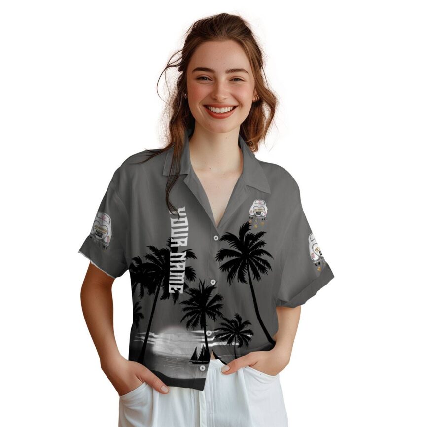 Custom Wedding Ocean Sunset Hawaiian Shirt Top rated