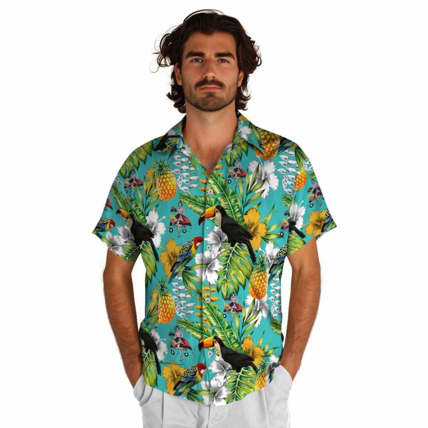 Customized 50s Toucan Bird Hawaiian Shirt New Arrival