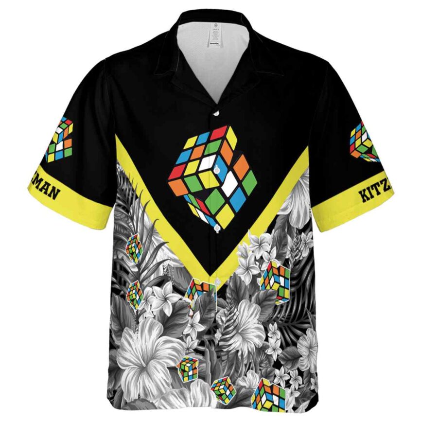 Customized 80s Bold Floral Number Hawaiian Shirt Fashion forward