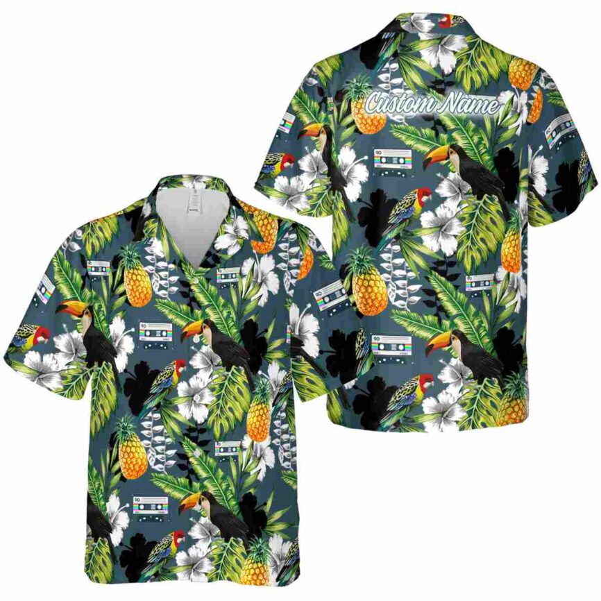 Customized 90s Toucan Bird Hawaiian Shirt Premium grade