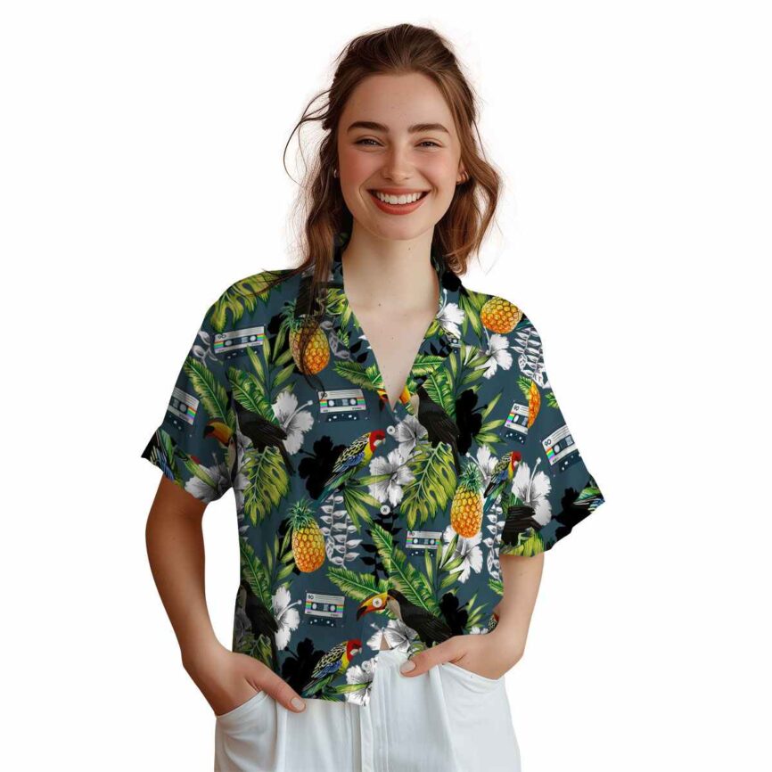 Customized 90s Toucan Bird Hawaiian Shirt Top rated