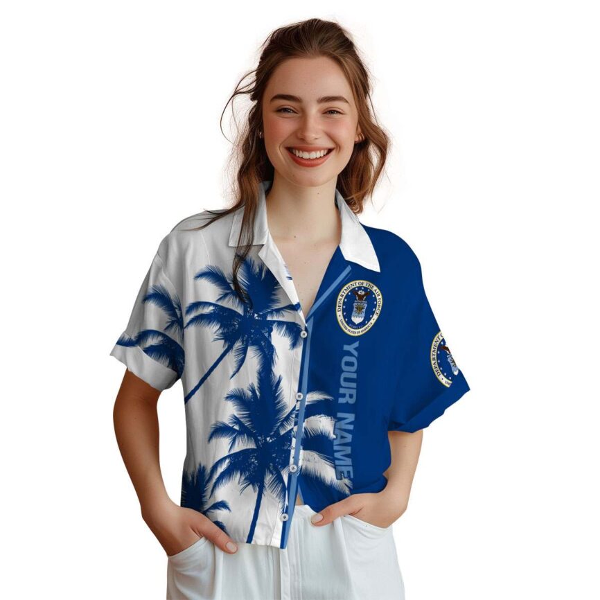 Customized Air Force Beach Vibes Hawaiian Shirt Trendy