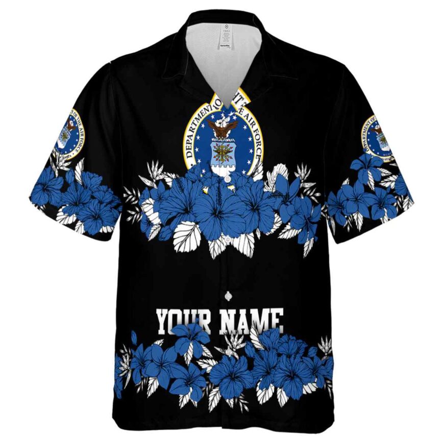 Customized Air Force Hibiscus Band Hawaiian Shirt Fashion forward