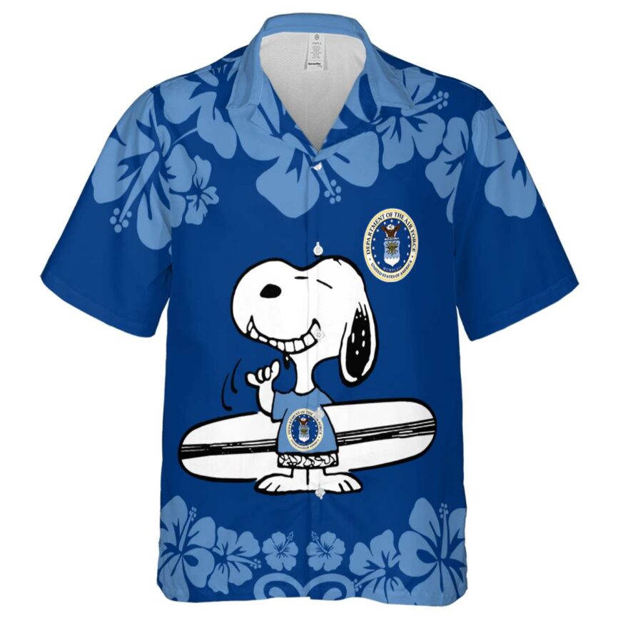 Customized Air Force Surfing Snoopy Hawaiian Shirt Fashion forward