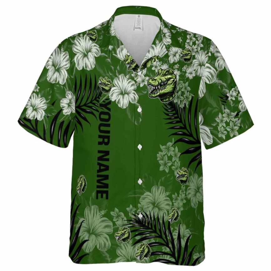 Customized Alligator Hibiscus Pattern Hawaiian Shirt Fashion forward