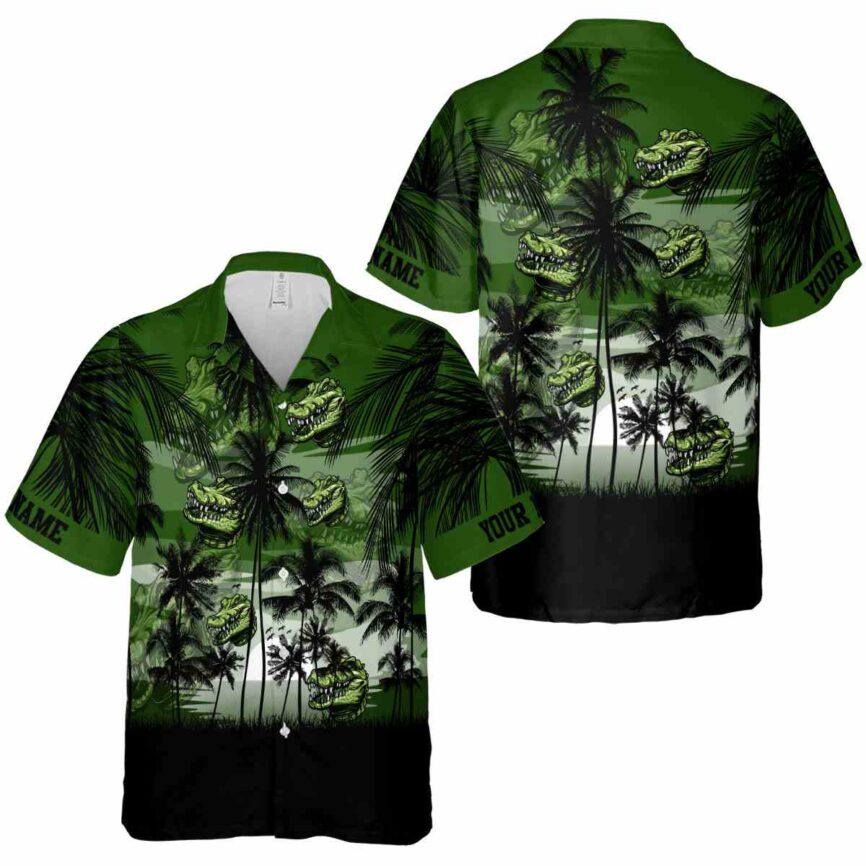 Customized Alligator Island Scenery Hawaiian Shirt Premium grade